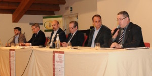 Tavolo relatori alla Conf stampa di presentazione