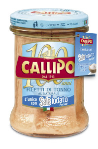filetti di Tonno Callipo al naturale con sale iodato Presal