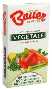dadi per brodo vegetale BAUER