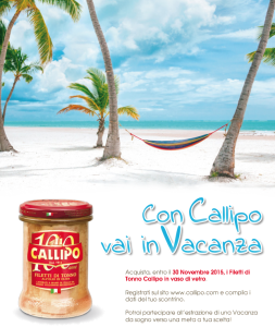 locandica concorso con Callipo vai in vacanza