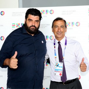 Antonino Canavacciuolo e Giuseppe Sala - Ph Credit Daniele Mascolo Expo 2015 ©
