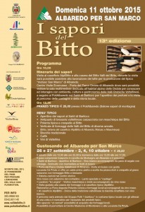 Locandina I Sapori del Bitto