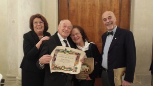 Da-sx-TeresaPerissinottoVendramel-responsabile-delegazione-Treviso-Antonio-e-Giuseppina-Carpenedo-SeverinoSani-vicepresidente-vicario-Accademia-Italiana-Cucina