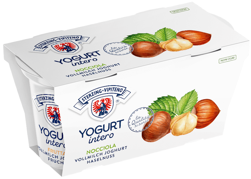 Latteria Vipiteno Propone Lo Yogurt Intero Al Gusto Nocciola