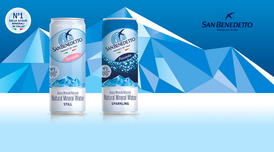 Acqua minerale San Benedetto presenta un modo nuovo e pratico per