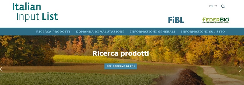 Italian Input List