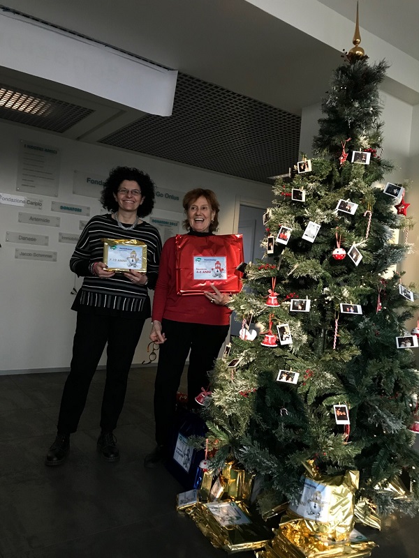 consegna regali Ospedale Buzzi Milano