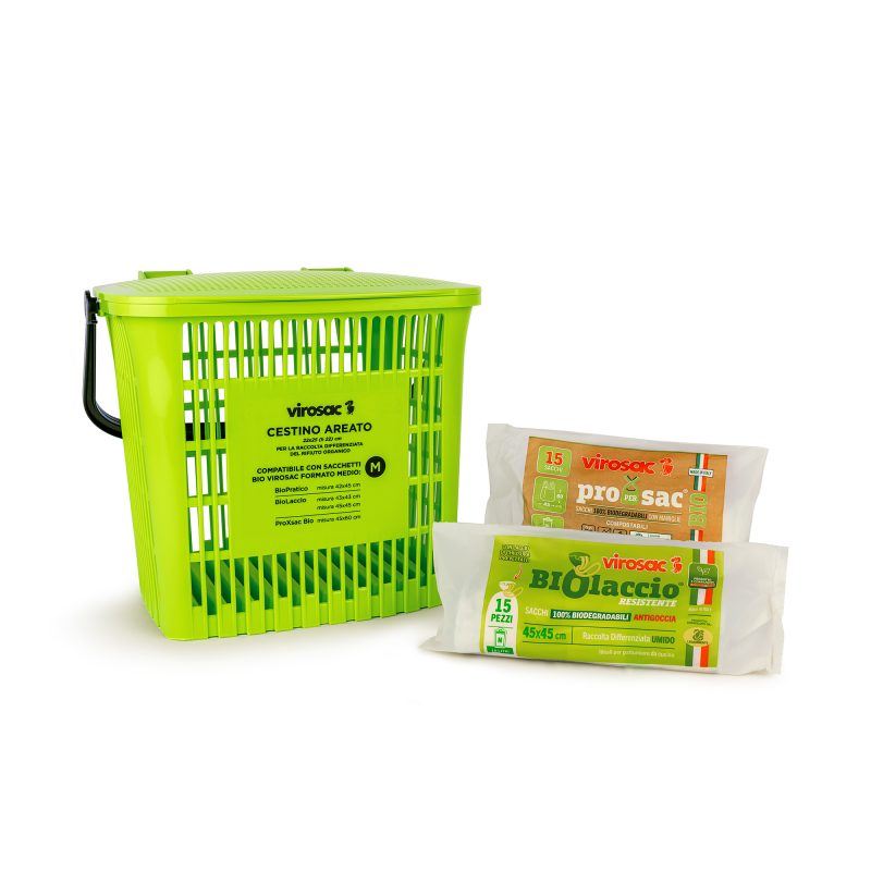 Virosac: Il kit sacchetti 100% biodegradabili e computabili con