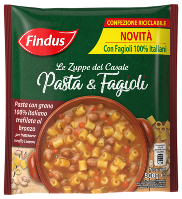 Findus Tornano Le Zuppe Del Casale Con Due Novit Pasta Fagioli E Pasta Ceci E Tra La