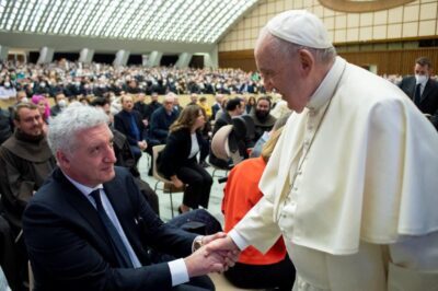 CesareMarinoni-con-il-Papa