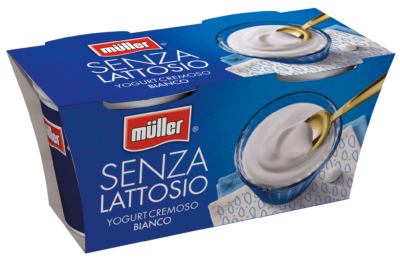 Yogurt Senza Lattosio Muller Bianco Gr 125 x 2 pezzi