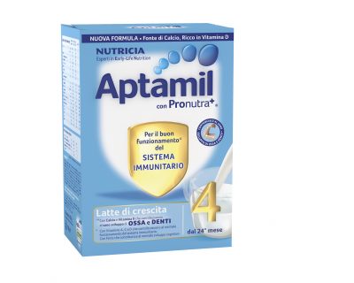 Aptamil 4 con Pronutra+, il nuovo latte di crescita alleato del sistema immunitario e della salute di ossa e denti