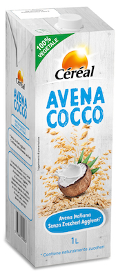 Céréal Avena e Cocco - 100% vegetale e naturalmente senza lattosio