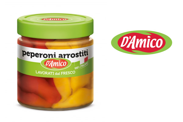 D'Amico presenta i nuovi Peperoni arrostiti, 100% italiani e lavorati dal fresco