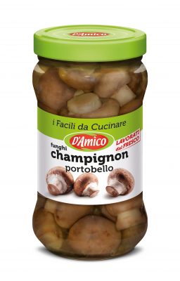 Funghi Champignon Portobello D’Amico: ultima novità nella linea “I Facili da Cucinare”