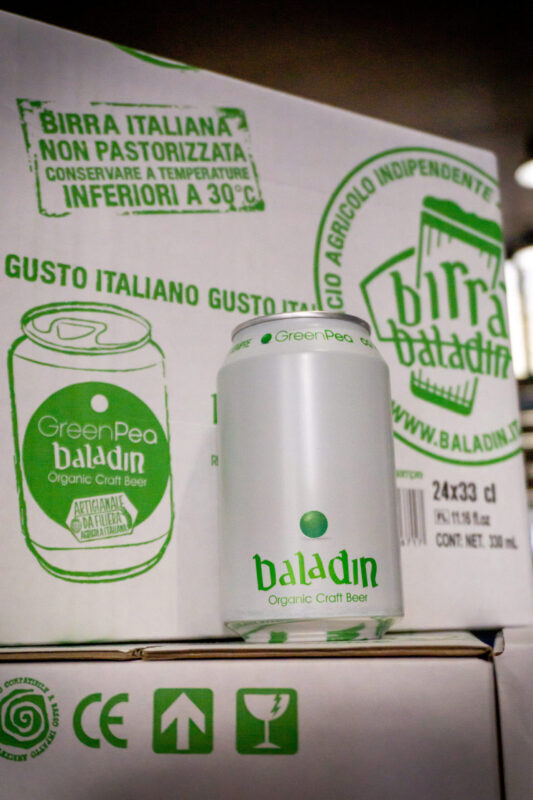 Nasce Baladin Green Pea, birra biologica, 100% italiana, in lattina completamente apribile