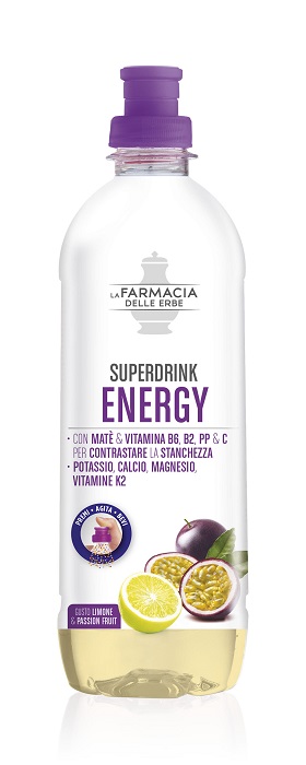 Superdrink Energy de La Farmacia delle Erbe per ricaricare corpo e mente in maniera sana e naturale