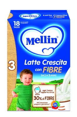 Da Mellin arriva il nuovo Latte Crescita con Fibre