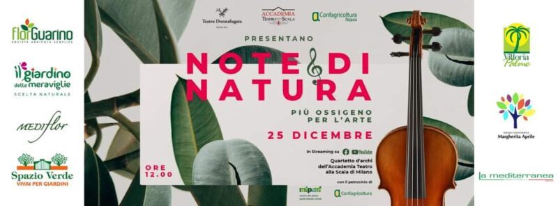 Confagricoltura: Domani "Note di natura", il concerto di natale a Ragusa, sarà trasmesso su YouTube