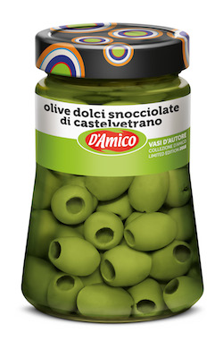 Olive Dolci Snocciolate di Castelvetrano D’Amico: novità nella linea “Olive”