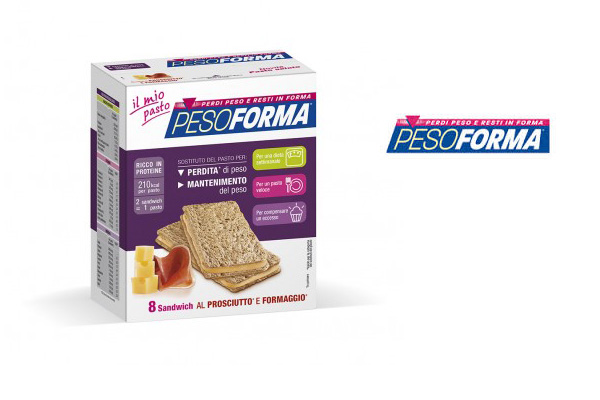 PESOFORMA - Sandwich prosciutto e formaggio: il pasto sostitutivo salato dal sapore gustoso e deciso