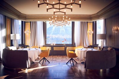 Una stella Michelin per »IGNIV« Ristorante gourmet del Badrutt’s Palace Hotel di St. Moritz