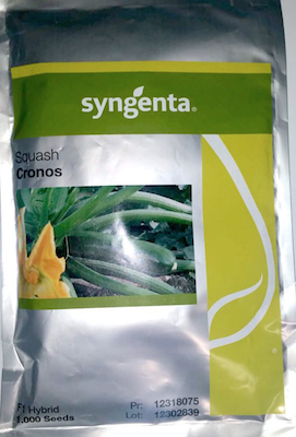 Syngenta Italia segnala vendite di presunto seme di zucchino della varietà Cronos