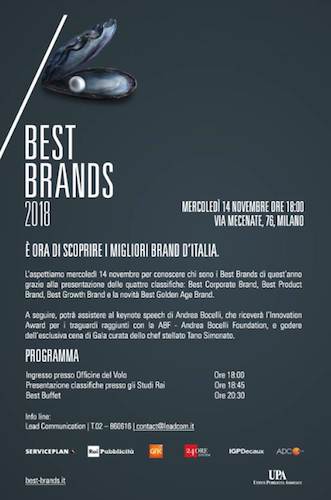 Tano Somato a Best Brands 2018
