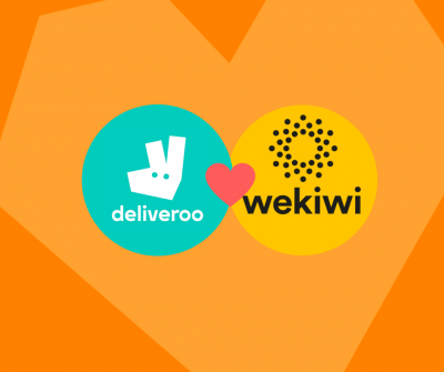 wekiwi incontra Deliveroo - L’energia di wekiwi premia i food delivery addicted