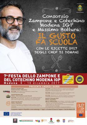 Al via la settima edizione della Festa dello Zampone e del Cotechino Modena IGP - Modena, 8-10 dicembre 2017
