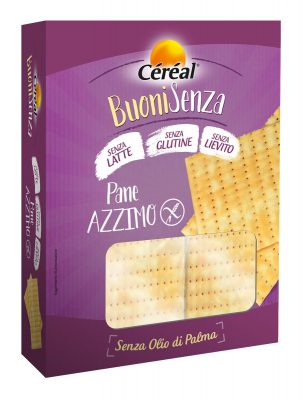Pane Azzimo - Céréal Buonisenza, senza glutine, senza lievito, naturalmente senza lattosio