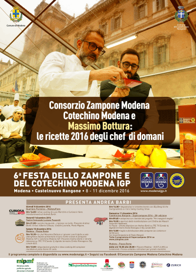 Dal 8 al 11 Dicembre Festa dello Zampone e del Cotechino di Modena