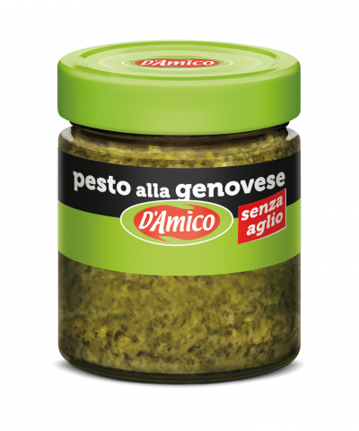 D'Amico presenta il Pesto alla Genovese senz'aglio per la Linea "Pesti e Salse"