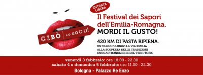 Al via il "viaggio goloso" di Cibo' So Good!, il Festival dei Sapori dell'Emilia Romagna