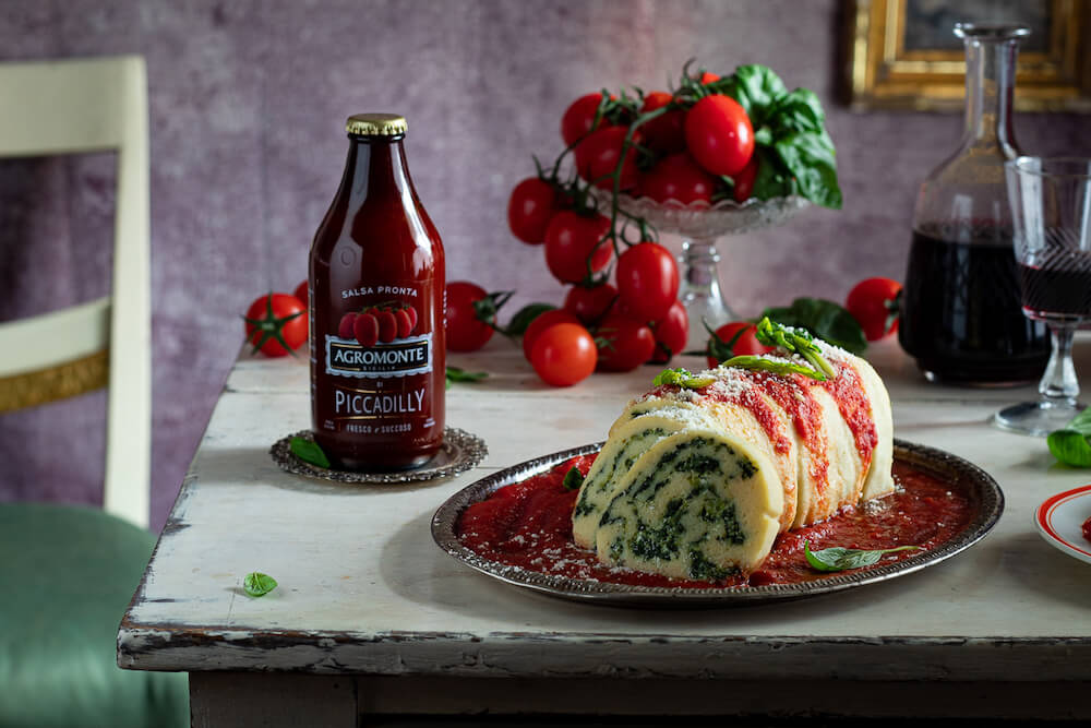 rotolo-di-patate-spinaci-ricotta-e-salsa-piccadilly