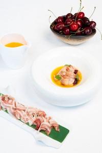 piatto-lets-eat-ricciola-ciliegie-pancetta